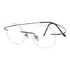 Eyekepper - Gafas de lectura de titanio sin montura (+2,25,