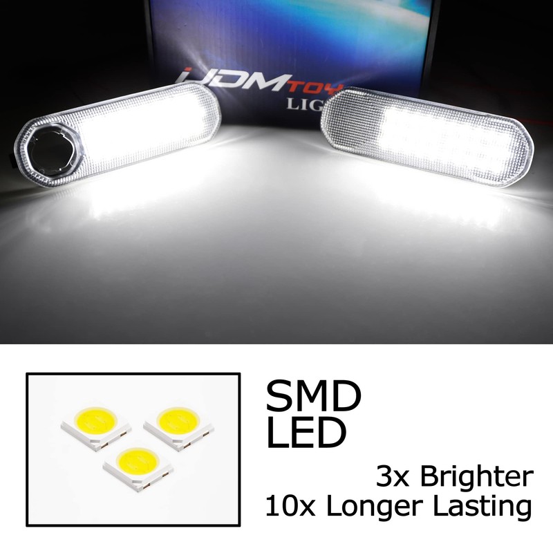 iJDMTOY 3x Super Bright Xenon White 30-SMD Direct Fit LED