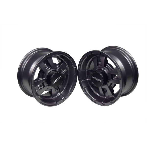 MASSFX 10x5 Rims with 4/156 Bolt Pattern - Gun Metal