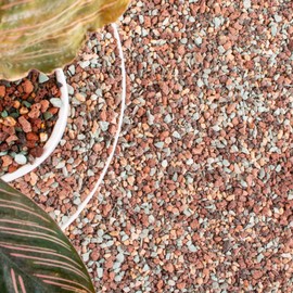 18lb Mix Lava Rocks for Plants in Door -Gravel Pebbles for Bonsai Succulent Cactus Potting Soil and Vase Fillers, Fairy Gardening,Top Dressing