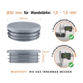 EMFA Round plug cover cap plastic lamellar plug
