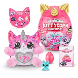 Rainbocorns Kittycorn Surprise, Surprise Plush Pet Unboxing (stilar kan variera)