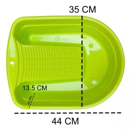 mdj Lavadero Portatil De Plastico Ropa Tina Practico 10 Litros