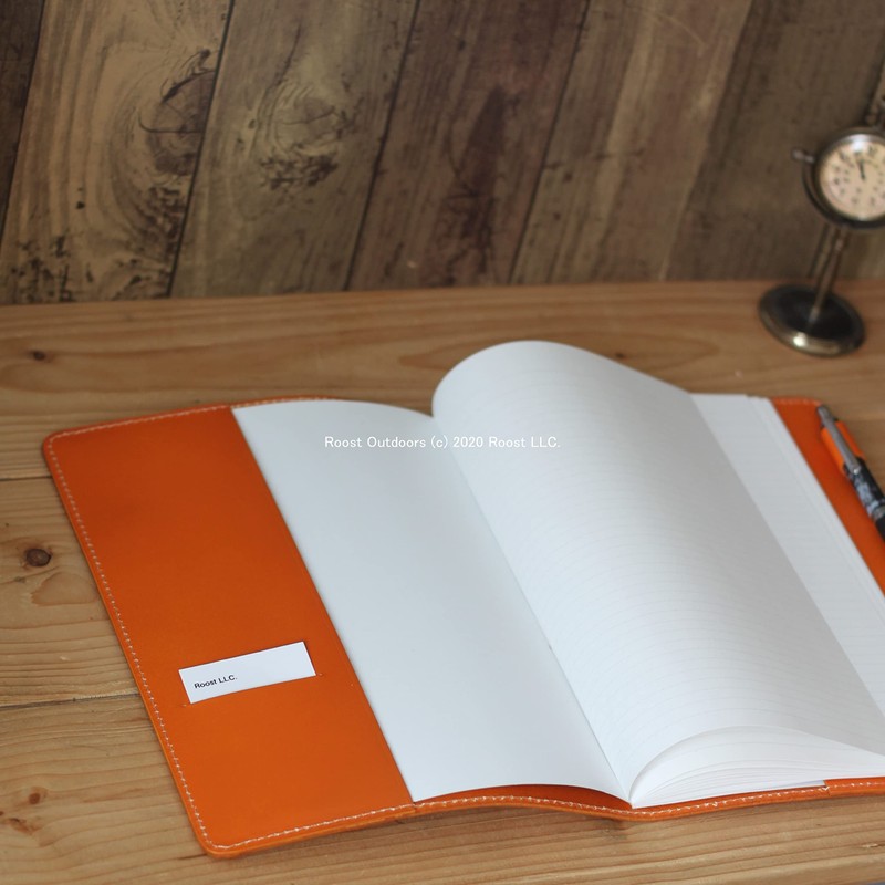 Roost Outdoors Genuine Leather Notebook Cover B5 Semi B5 Leather