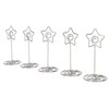 20PCS Desk Memo Clips Table Number Holder Star Shape Metal