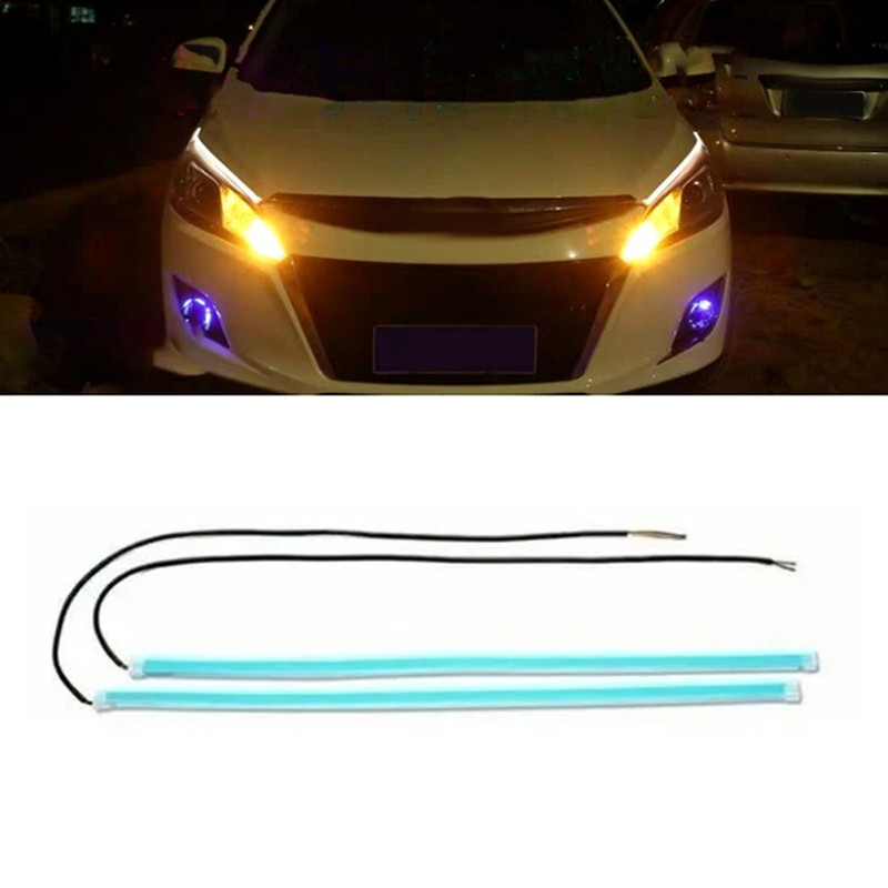 30cm Flexible Car LED Strip Light Sequential Dynamic White to