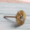 Acxico 9 Pcs Copper Wire Brushes Metal Brush Rust Removing