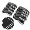9pcs/set Golf Iron Head Covers Set Waterproof Golf Club Head