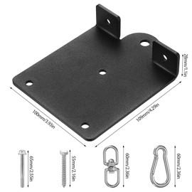 Punch Bag Hanger, Punch Bag Hook, Punch Bag Holder, Heavy 360° Rotatable Wall Ceiling Hook, Wooden Beam Hook for Trapezoidal Swing, Boxing, Yoga, Hammock, Bag Hanger Hook