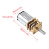 3pcs DC 12V 500RPM Micro Deceleration Motor Mini Gearbox N20