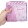 Marushin 5525000700 Mini Towel, Bone Jour Barbapapa, 100% Cotton, Antibacterial
