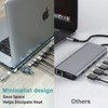Docking Station,12 in 1 USB-C Hub,USB Typ C 4K 30Hz