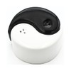 Dekohelden24 Yin Yang Ceramic Salt & Pepper Shakers in Black