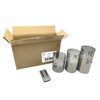 Stonebriar 3 Pack Real Wax Assorted Size Flameless LED Pillar