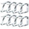 Blooven Tablecloth Clips 8 Pack Stainless Steel Table Cover Clamps