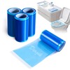 Toilet Seat Covers Disposable for Travel Hotel,600 Pcs (4x150 pcs),Blue