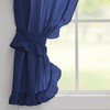 Stoneberry Home® Ruffled Window Curtain Set Polyester Dark Sea