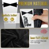 Golf Mallet Putter Head Cover Magnetic Closure Centre-shaft Club Protector