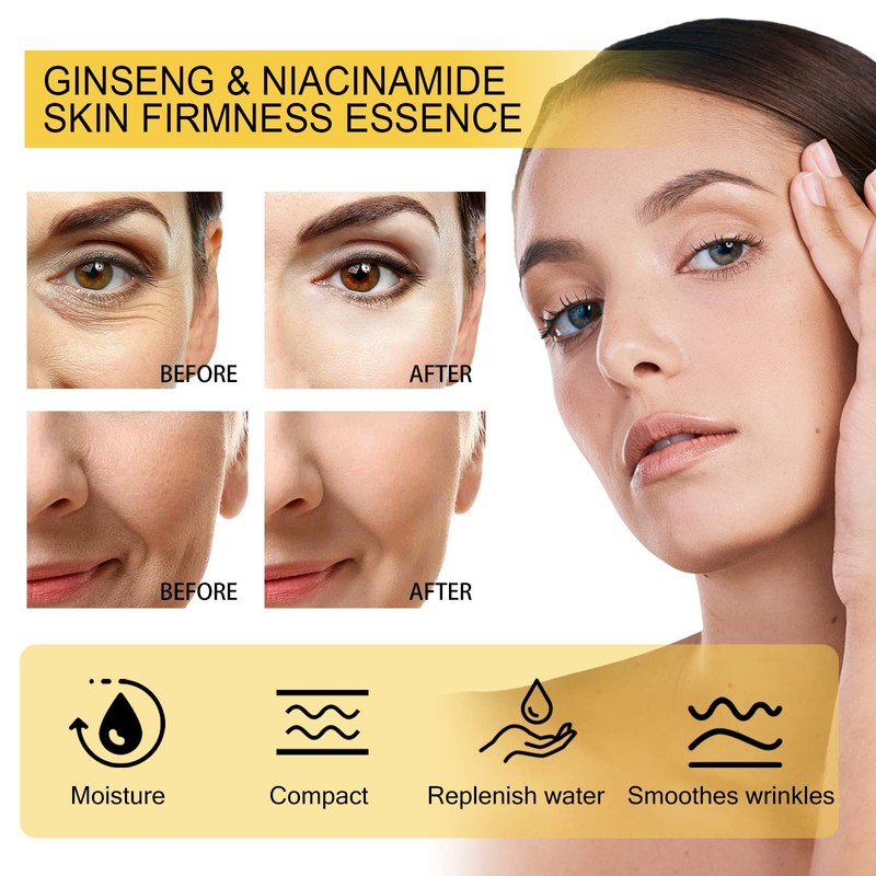 Ginseng Polypeptide Anti-Ageing Essence, Ksndurn Ginseng Anti Wrinkle Serum Anti