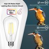 4-Pack Vintage 8W ST64 LED Edison Light Bulbs 100W Equivalent,