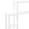 Dover Over Toilet Organizer with Side Shelving - White Bathroom