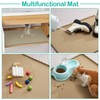 FORWOS Waterproof Under Sink Mat 28" x 19", Silicone Cabinet