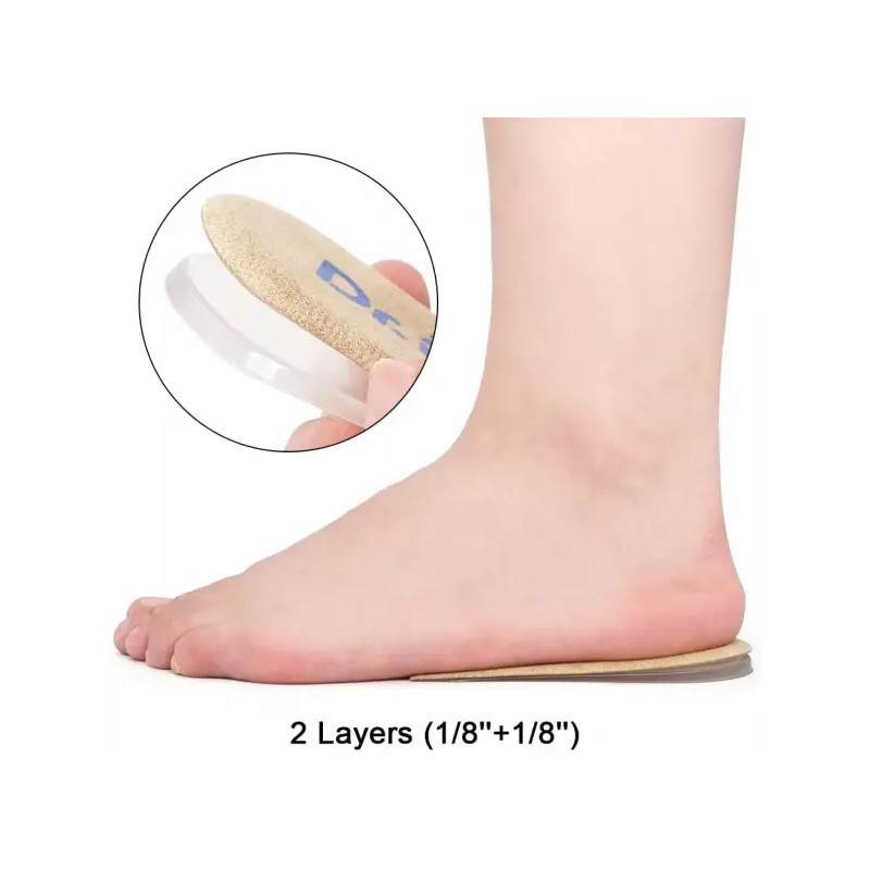 Dr. Foot 닥터풋 조절 가능한 정형외과 힐 트 인서트 다리