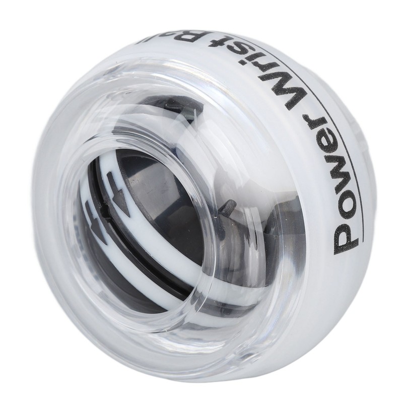 White Wrist Trainer Ball Auto Start Wrist Strengthener Gyroscopic Forearm