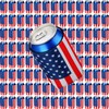 100 Pack American Flag Beer Can Cooler Sleeves 4th of