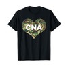 CNA Camo Camouflage Certified Nursing Assistant Heart T-Shirt