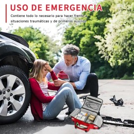 Mochila Botiqun Primeros Auxilios vaca para traumas mdicas para emergencia gran capacidad organizador de bolsas                                       