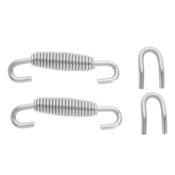 EMSea 4 Sets Silencer Spring Kits 59mm Stainless Steel Exhaust