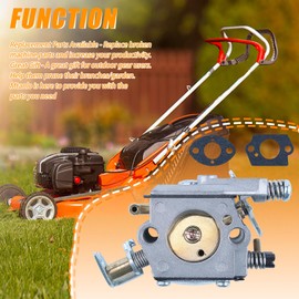 Mtanlo Carburetor Replacement Parts for OLEOMAC OLEO Mac 932 937 741 941C 941CX GS44 Replaces WALBRO-WT-781A,for OLEOMAC OLEO Mac 937 Brush Cutter Enginewith Carburettor Gaskets