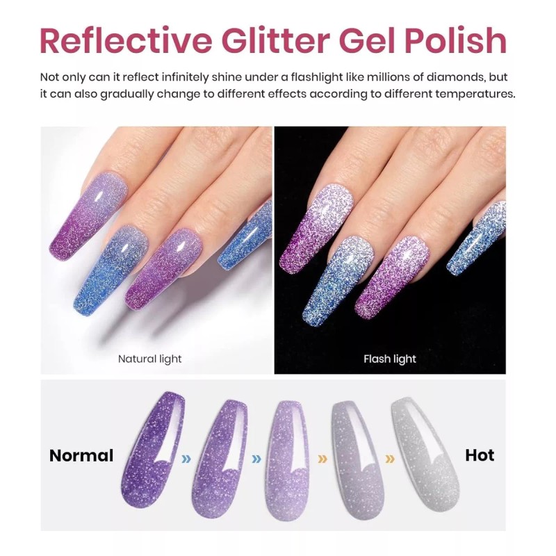 Morova Esmaltes De Uñas Colores De Gel Con Lámpara
