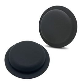 Silikonhülle für Airtag, Kratzfeste Airtag-Silikonhülle mit Nicht abfärbendem Kleber, 2 Stück (Schwarz)