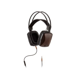 Griffin GC36502 WoodTones Over the Ear Headphones for Smartphones and MP3 Devices, Walnut