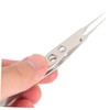 FOMIYES Alloy Steel Meibomian Gland Expressor Eyelid Tweezers Precision Angled