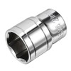 TOP-VIGOR 1/2-Inch Drive 21mm 6-Point Shallow Socket, Metric, Cr-V Drive