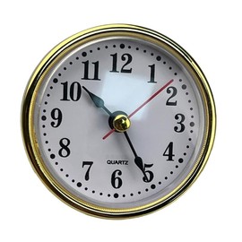 Clock Craft Insert Clocks Movement Quartz Diameter 65mm Gold or silve For Home DIY Crafts Multifunctional Installation