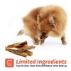 LuvChew Beef Dog Chew Twist Sticks, Puffed Human Grade Beef