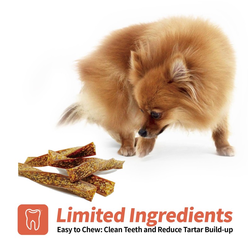 LuvChew Beef Dog Chew Twist Sticks, Puffed Human Grade Beef