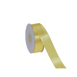 Filan Double Face Satin Ribbon 1 Inch x 25 Yards Double Sided Solid Polyester Ribbon for Gift Wrapping Party Hair Braids Bow Shower Decoration floral Arrangement Craft Supplies, Lemon