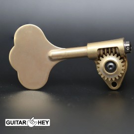 GOTOH NEW Gotoh GBU510C-12 Bass Tuners 4-inline 11/16" Clover Key - LEFTY - X-GOLD