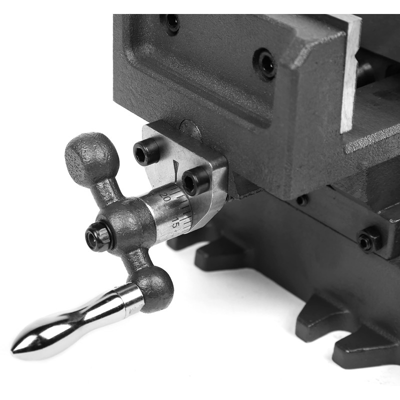 WEN Cross Vise, 4.25-Inch with Compound Slide for Mills and