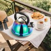 Weftnom Tea Kettle, Kettle 3.7QT, Tea Pot Whistling 316 Stainless