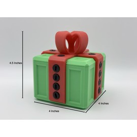 VDK Printing The Annoying Gift Box - The Full Size Viral Gift That Adds a Twist to Your Celebrations! (Green/Red)