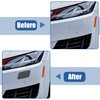 X AUTOHAUX 1 Piece Right Front Bumper Headlight Washing Cap