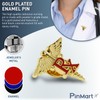PinMart's Caduceus Nursing Enamel Lapel Pin - Ideal RX or