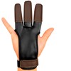 KESHES Archery Glove Finger Tab Accessories - Leather Gloves for
