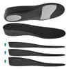 シークレット インソール 身長アップ 選べる高さ3サイズ【1.7cm/2.3cm/3.6cm】中敷き 衝撃吸収 PORON アーチサポート 滑り止め 抗菌・防臭 通気性スニーカー